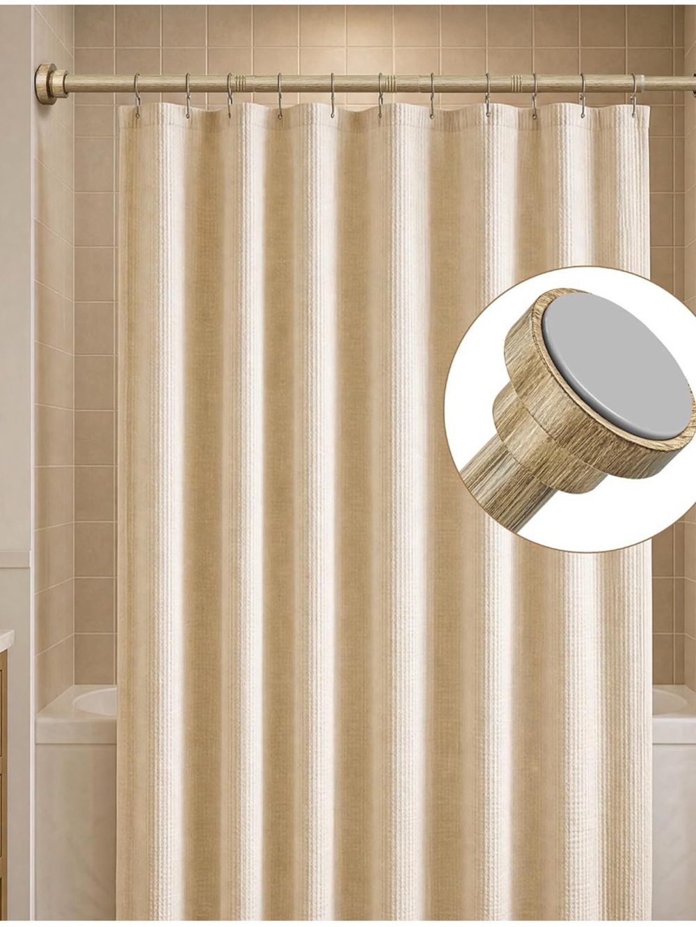 Tension Shower Curtain Rod